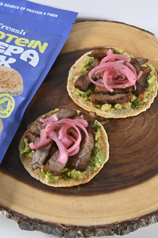 Mexican-Style Protein Tostadas